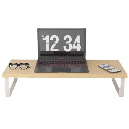 Wooden Morden Multi-Use Monitor Riser Stand Desktop Heightening Home Office Students Use as Computer Laptop Stand