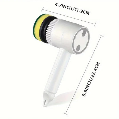 3-in-1 Cordless Electric Spin Scrubber — Handheld Power Cleaning Brush for Kitchen, Bathroom & Tile