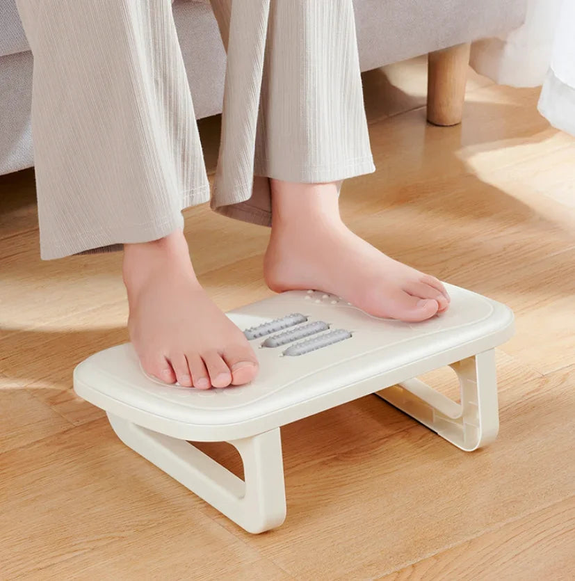 Portability Foot Rest under Desk Footrest Ergonomic Foot Stool with Massage Rollers Foot Rest for Home Office BHL1426-FRO