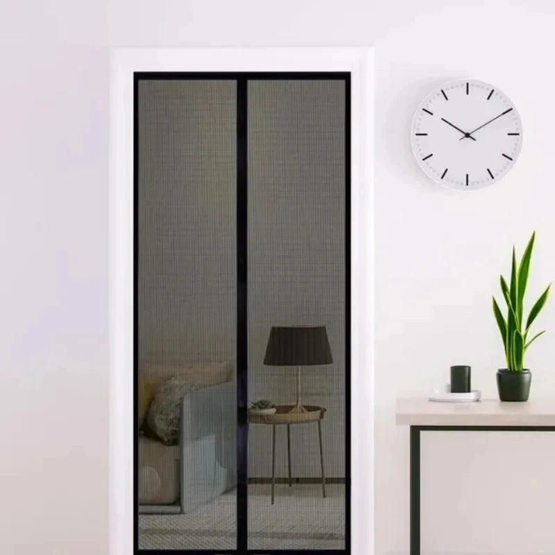 Magnetic Screen Door - Hands-Free Mesh Curtain with Heavy Duty Magnets, Fits Doors Up to 39x83