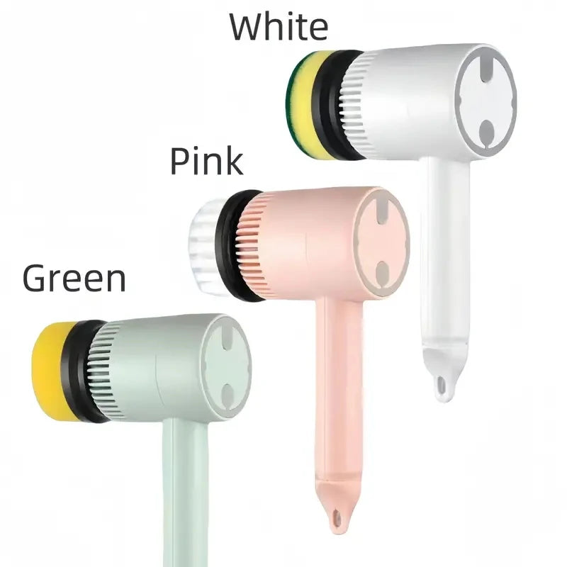 3-in-1 Cordless Electric Spin Scrubber — Handheld Power Cleaning Brush for Kitchen, Bathroom & Tile