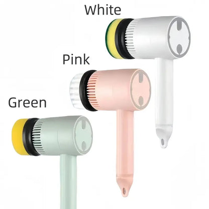 3-in-1 Cordless Electric Spin Scrubber — Handheld Power Cleaning Brush for Kitchen, Bathroom & Tile